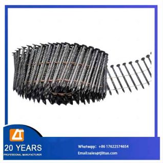 15 degree Pneumatic Nail Polished coil shank side nails Pallet Coil Nail